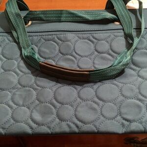 Thirty-One Blue Quilted Tote Bag